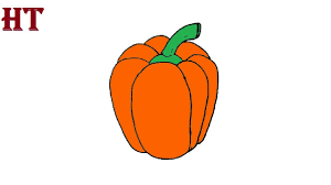 Maybe you would like to learn more about one of these? Capsicum Drawing Step By Step How To Draw A Chili Easy