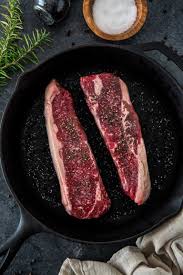 Pan Seared New York Strip Steak With Gorgonzola Sauce Www Oliviascuisine Com No Need To Go To A Steakhouse To Enjoy A Juicy New York Str Strip Steak Steak Steak Tips
