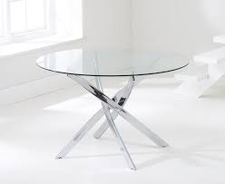 Maybe you would like to learn more about one of these? Mark Harris Daytona Glass Round Large Dining Table And 4 California Chairs Chrome And Grey Cfs Furniture Uk