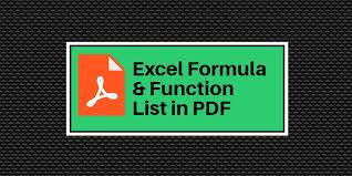 Pdf 400 Excel Formulas List Excel Shortcut Keys Pdf Download Here