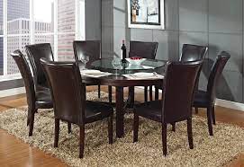 Halford pecan brown finish round dining table for 4 with black metal base (46.3 in. Pin On Jans
