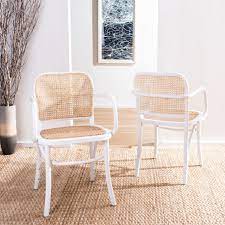 safavieh keiko nautical solid cane dining chair white natural walmart com cane dining chairs dining chairs solid wood dining chairs