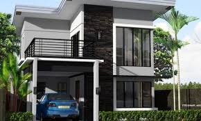 Denah rumah minimalis dengan 2 kamar tidur (1 lantai) untuk kamu yang ingin menciptakan rumah sehat yang ramah keluarga, denah rumah minimalis seperti satu ini bisa jadi pilihanmu. Contoh Gambar Rumah Minimalis 2 Lantai Modern Bungalow House Design Modern Small House Design Contemporary House Exterior
