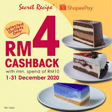 Secret recipe kl sentral, kuala selangor. 1 31 Dec 2020 Secret Recipe Cashback Promotion With Shopeepay Everydayonsales Com