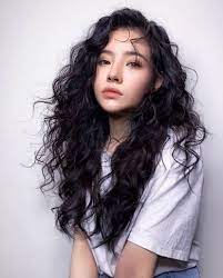 Pin By Dawson Chou On Hair Curly Girl Hairstyles Curly Asian Hair Aesthetic Hair