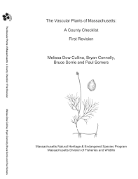 PDF) The Vascular Plants of Massachusetts: A County Checklist, First  Revision