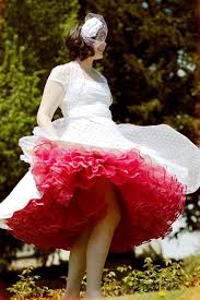 Top 45 Tea Length Wedding Dress With Color On Pinterest Tea Length Wedding Dress Vintage Inspired Wedding Gown Petticoat Dress