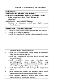 Kedua masuk ke jurnal issue dan sertakan nomor halaman pada field yang disediakan. Contoh Ulasan Artikel Dalam Jurnal Peta Minda