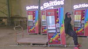 3of10marshawn lynch has taken part in ads for skittles over the years. Marshawn Lynch Shares Free Skittles With Oakland Youtube