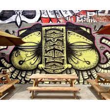 Our New Gats Mural On The Wall In The Beer Garden At Telegraph Uptown Oakland Art Inspiration Street Art Graffiti