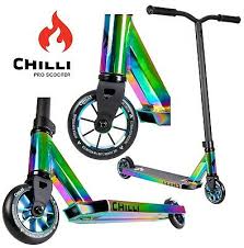 Scooter roller (all 5 results). Chilli Pro Base Rocky Stunt Scooter Roller Regenbogen H 82cm Rainbow Neochrome Ebay