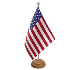 Maybe you would like to learn more about one of these? Usa Table Flag With Wooden Base