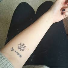 English translations and free audio lesson inside. Forearm Tattoo On Anna Saying Kocham Cie Which