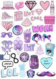 Tumblr Collage Pegatinas Imprimibles Pegatinas Bonitas Planner Stickers
