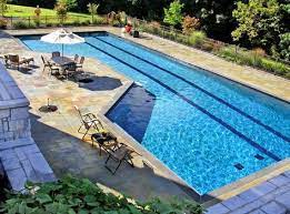 I Like The Fact That There Is A Deep End And A Shallow End And They Re Seperated By A Dry Viewing A Lap Pools Backyard Swimming Pools Backyard Lap Pool Designs