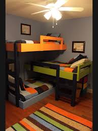 7 7/8 thick in total in. Triple Bunk Beds For Kids Ideas On Foter