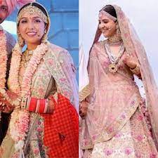 What makes it all the more special are the embellishments, embroidery or patterns on it. Neeti Mohan S Wedding Outfit Shares An Uncanny Resemblance With That Of Anushka Sharma S Pinkvilla