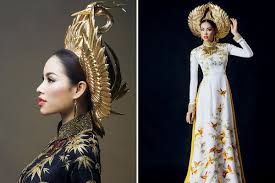 Photos] A Sneak Peek at Miss Universe Vietnam's Stunning Áo Dài - Saigoneer