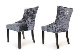Free shipping on orders over $35. Stuhl Deep Blue Crushed Velvet Dining Chair Lion Knocker Buy Online In Andorra At Andorra Desertcart Com Productid 154265484