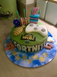 Fortnite Cake 9 Year Old Lama X Box Candles Bricks Boy Birthday Cake Boy Birthday Parties Cupcake Birthday Cake