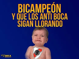 Como la que logró boca, que tras la decepción por la estrepitosa eliminación ante santos por la y aparecieron los clásicos y originales memes. Los Memes De Boca Bicampeon Con El Recuerdo De River
