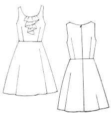 Dress design drawing for kids. The Best 14 Easy Dress Design Drawing For Kids Vaiprint