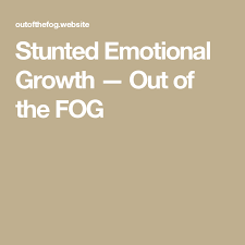 Stunted Emotional Growth Emotions Growth Stunts