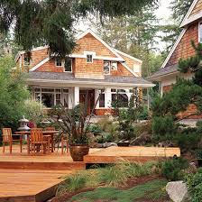 Mountain home multiple deck levels design (gorgeous stone deck idea). Deck Designs Ideas For Freestanding Decks Better Homes Gardens
