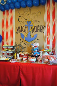 Maybe you would like to learn more about one of these? Sailor Nautical Birthday Party Ideas Photo 21 Of 53 Nautical Birthday Party Nautical Birthday Nautical Party