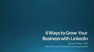 Learn the basics of creating engaging presentations with powerpoint 2016. Ppt 6 Ways To Grow Your Business With Linkedin Powerpoint Presentation Id 1632010