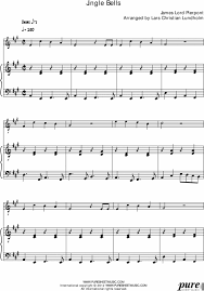 With mp3 and midi files. Jingle Bells Pure Sheet Music For Piano And Violin Arranged By Lars Christian Lundholm Tradebit