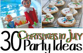 If you're looking to host a christmas in july shindig, here's a few ideas to get you started.deck the halls if you're partying poolside, you can craft a foam pool noodle into a candy cane float using this guide.snow . 30 Christmas In July Party Ideas