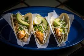 When fish is cooked, remove to a wire rack or paper towels and let drain. Margaritas Mexican Restaurants On Twitter Our Fish Tacos Del Mar Are To Die For Made With Baja Style Beer Battered Fish Scallions Orange Slaw Three Pepper Sauce And Avocado And Served On Soft Corn