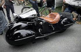 Dieselpunk Motorcycle Art Deco Bike Rebuilt By Frank Westfall Aangepaste Motoren Auto S En Motoren Motorfietsen