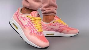 An On Foot Look At The Nike Air Max 1 Strawberry Lemonade The Sole Supplier