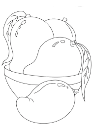 Plus, it's an easy way to celebrate each season or special holidays. Coloring Pages Mango In Basket Coloring Page For Kids