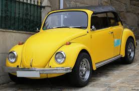 Image result for Yellow 1949 Beetle