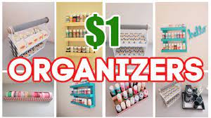 Craft room ideas at the country chic cottage; 7 Dollar Tree Diy Organization Ideas Easy Hacks Multipurpose Craft Room Kitchen Pantry Youtube