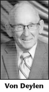 THOMAS VON DEYLEN Obituary (1934