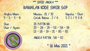 Angka tarung hongkong 2 kubu angka di seting menurut formasi kepala vs ekor, angka tarung 2d angka tarung hongkong 2d cara mudah memperoleh kemenangan. Syair Sgp Paling Jitu Hari Ini Minggu 16 05 2021 Prediksi Hk Master Hongkong Angka Main Jitu Sgp Sydney