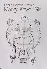 Kawaii cute drawings anime easy. How To Draw A Manga Kawaii Girl Drawings Cute Drawings Chibi Drawings