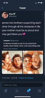 canyon on X: well wait maybe add a few years to that, im honestly tired  of being dragged for being in love. weve been through hell for being gay  and now this