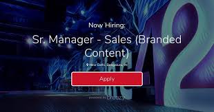 Sr Manager Sales Branded Content At Inc42 Media Hiring Alert Inc42 Is On A Lookout For People With Pro Tracking System Startup News Business Development