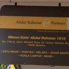 Here's the list of the lawyer. Photos At Abdul Rahman Partner Melaka Melaka