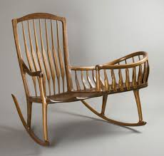 Rock The Baby And Line The Extra Space Keep Rocking And The Baby Will Continue To Sleep How Cool Rocking Chair Wooden Rocking Chairs Unusual Furniture