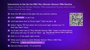 · hbo max offers the $11.9 per month hbo max launching may 27 for create your hbo max account. Hbo Max On Twitter Click The Link Or Scan The Smart Code With Your Phone And Follow The Instructions Below When You Re Ready To Stream Wonder Woman 1984 Say Alexa New Wonder