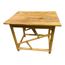 This refined coffee table will pair elegantly with a modern or industrial interior decor. Vintage Bamboo Side Table Chairish