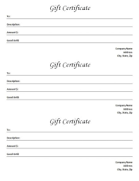 Download the gift card template and play around with the font, color, shape and placement of the graphics to make it your own. Gift Certificate Template Blank Microsoft Word Document