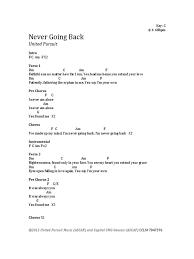 I M Reading Never Going Back Chords On Scribd Read Online For Free Never Songs