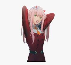 Darling in the franxx zero two/ichigo. Zero Two Darling In The Franxx Png Png Download Anime Girl With Pink Hair And Horns Transparent Png Kindpng